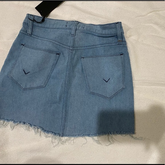 Hudson Viper Denim Skirt. New - Picture 3 of 4